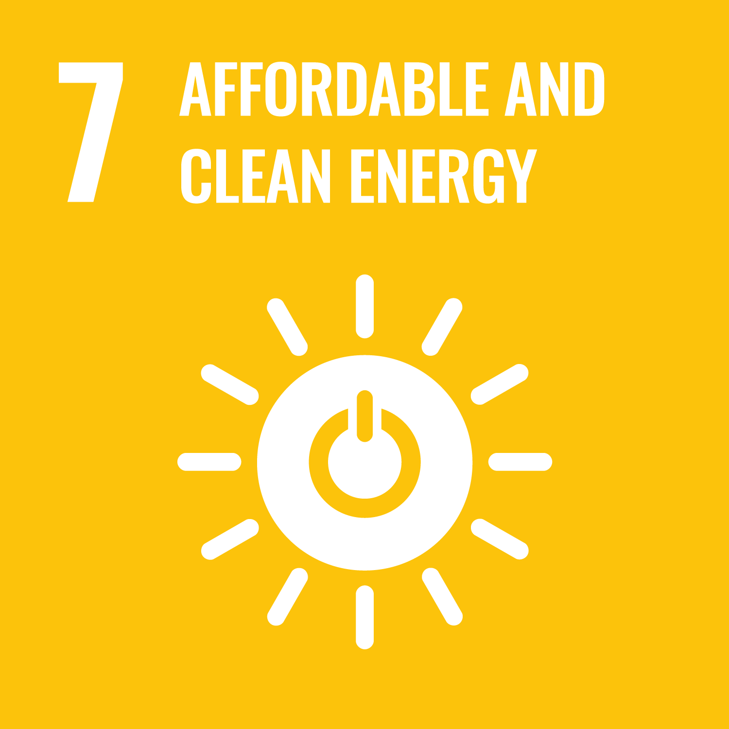 SDG7: Affordable and Clean Energy SDG7: Affordable and Clean Energy